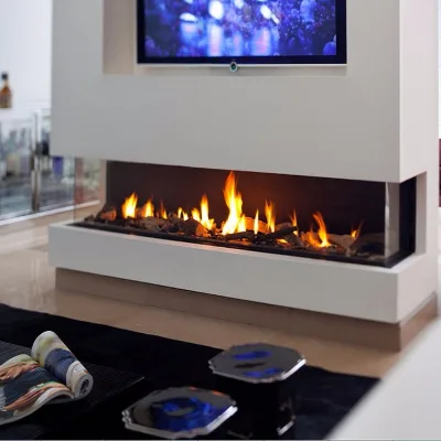 800-2000mm Long High Quality Water Vapor Steam Electric Fireplace with Remote Control Insert Indoor 3D Atomization Steel