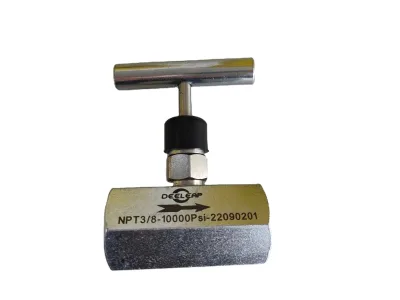 DEELEAP 70MPa 700Bar 10000PSI High Pressure Hydraulic Stop Needle Valve Manual Flow Control Valve for Hydraulic Jack Cylinder