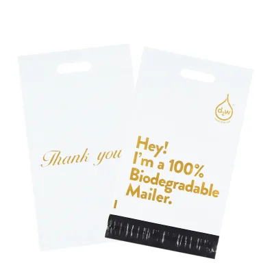 Custom Eco Friendly Thank You Plastic Mailing Envelops Parcel Bags Courier Bag Packaging Bags Clothing