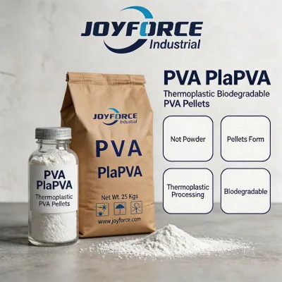 PVA PlaPVA Thermoplastic Pellets, Biodegradable High Barrier for Food Packaging 3D Printing Water-Soluble Film