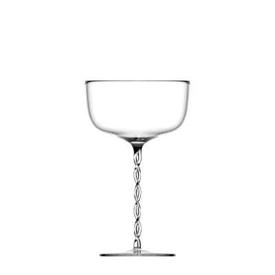 Unique Spiral Cup Column Design Cocktail Glasses Champagne Glasses Modern Luxury Goblet Wine Glasses Set for Wedding