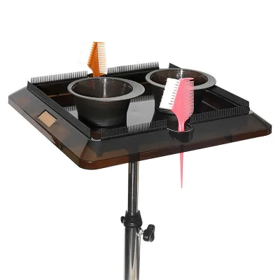 Multi Functional Adjustable Hair Extension Stand, Hair Styling Tool Cart, Hair Salon Wig Stand