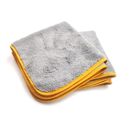 400GSM Microfiber Car Cleaning Cloth, Super Absorbent Long and Short Pile Microfiber Drying Towel