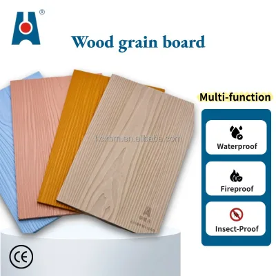Anti-Crack Waterproof Wood Look Siding for House Outdoor Villa Cladding
