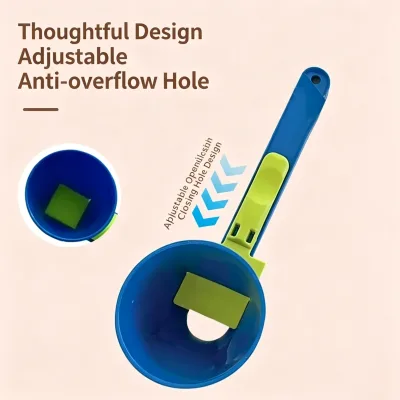 Wholesale ABS Measuring Scoop with Funnel Function 1 2 TBL Graduated Protein Powder Spoon No Spill Slide Base for Fitness