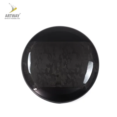 Car Exterior Dry Carbon Fiber Camouflage Color Spare Wheel Cover for Land Rover New Defender 110/90/130