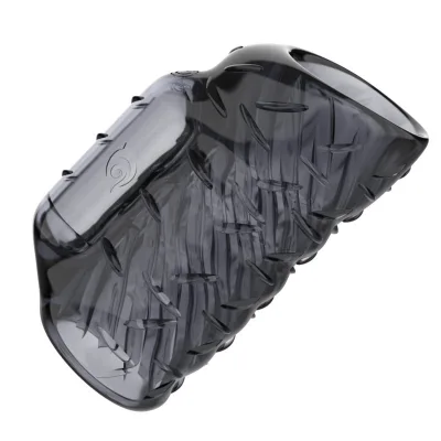 Stretchable Soft TPE Vibrating Penis Sleeve for Men Adult Cock Sleeve Sex Toys