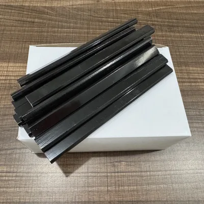 Custom Logo Carpenter Pencils, 7 Inches Flat Octagonal Hard Black Woodworking Construction Pencils