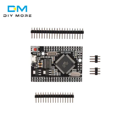MEGA 2560 PRO incrustar CH340G/ATMEGA2560-16AU Chip con Pinheaders Compatible con Mega2560 USB expansion module