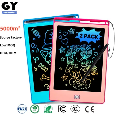 8.5 Inch LCD Writing Board Educational Learning Travel Toy Birthday Gift for 3-10 Year Olds Unisex Plastic 2 Pack