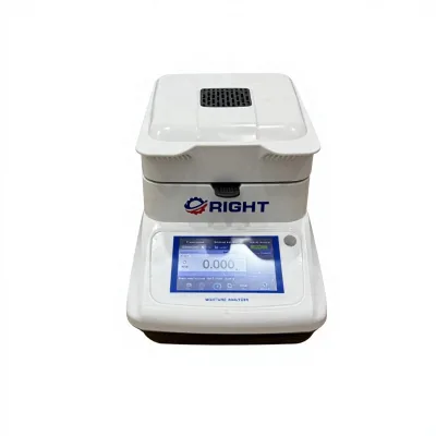 Touch Screen Digital Moisture Analyzer 0.01g Halogen Grain Moisture Meter