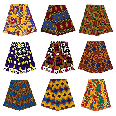 African Wax Dyed Fabrics, Printed Clothing, Machine Woven Fabrics