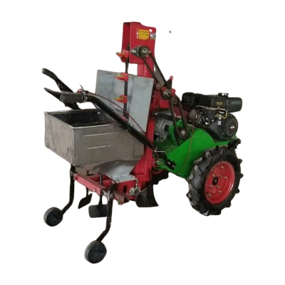 Adjustable 15-20 cm Push-Type Potato Planter Easy-to-Use Agricultural Potato Seeding Machine with Motor Core for Sowing