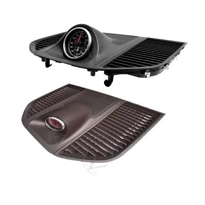 Interior Dashboard Compass Time Electronic Accessional Car Stopwatch Meter Clock for Porsche Macan 2014-2020