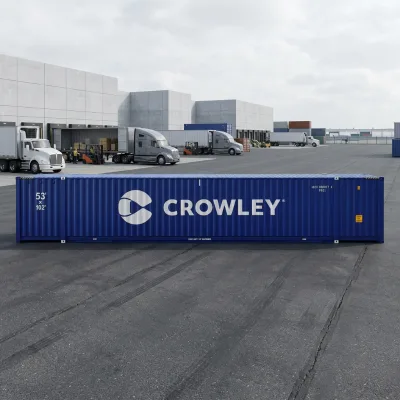 Industrial Grade Corrosion-Resistant Heavy Duty 53FT High Cube Dry Cargo Storage Container Unit