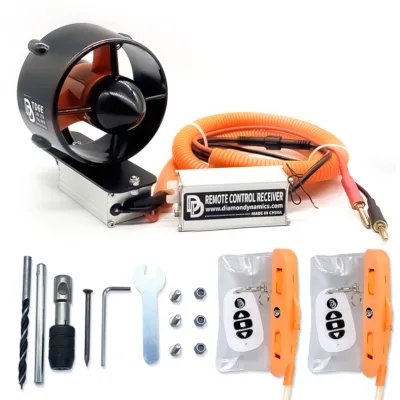 Underwater motor 24V | 400W Run time 1-2 hours | IP68 waterproof propeller for saltwater environments