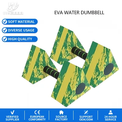 369 JW-170 Cross Border Factory Customized EVA Foam Camouflage Triangle Dumbbell for Assisted Swimming Water Sports