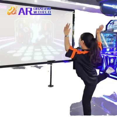 AR Dynamic Shape Styling Action Fun Modes Interactive Indoor Game Center Hologram Projector for Entertainment