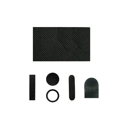 Rubber Mat High Hardness Self-adhesive Non-slip Black Silicone Rubber MATS Die-cutting Custom Shape Stick Double-sided Adhesive