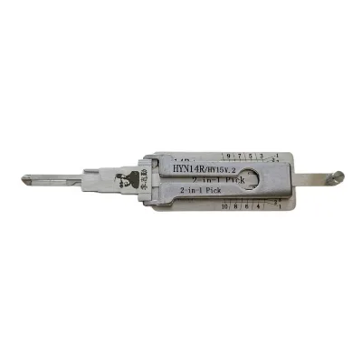 Good Quality HY15 2 in 1 Car Unlock Tool Auto Pick and Decoder Lishi Locksmith Tools