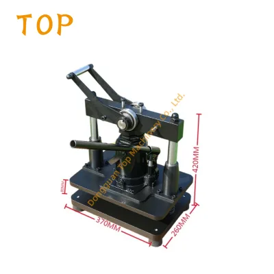 20T Hydraulic Manual Integrated System PU Leather Strap Belt Guillotine Cutter Press Punch Machine for Wallet Keychain Flower