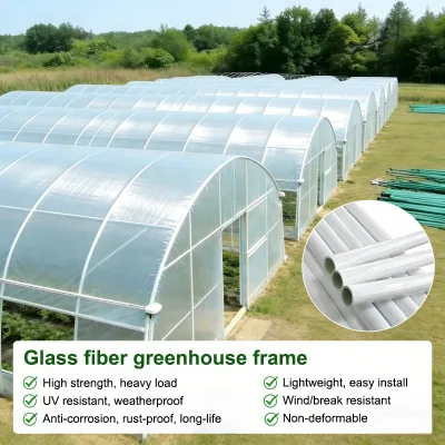 Complete Greenhouse with Fiberglass Pipe Rods of High Cost - Effectiveness - Customizable to Meet Diverse Needs
