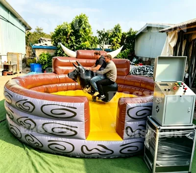 EASYFUN Customized Mechanical Bull Riding Game Toro Mecanico Spanish Bullfighting Outdoor Ride Amusement Equipment