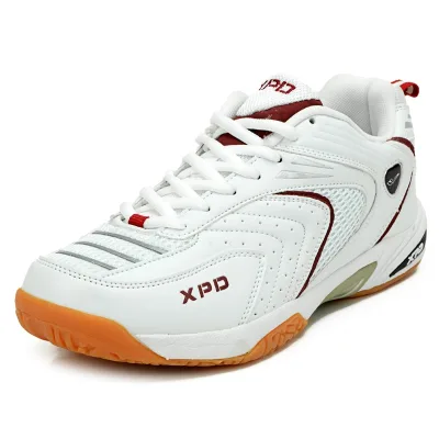 Unisex Court Shoes with Mesh and PU Upper EVA Cushioning Rubber Outsole for Indoor Athletic Training and Everyday Active Wear