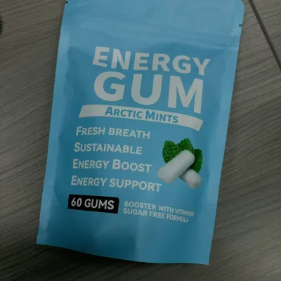 Lower Price Mint Flavor Energy Chewing Gum Caffeine Chewing Gum Support Energy and Focus Spot Goods Fresh Breath Sugar Free
