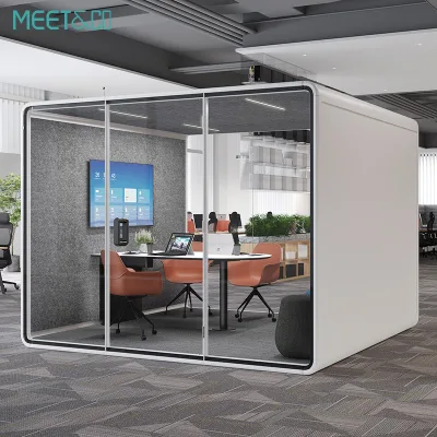 Aluminum Outdoor Disassembled Home Pod Office Acoustic Indoor Modern Office Working Pod Soundproof Work Pod Office