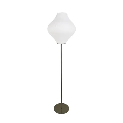 DAQIU High Quality White Silk Minimalist Lamp Wabi Sabi Style Modern Floor Lamp for Hotels Clothes Display