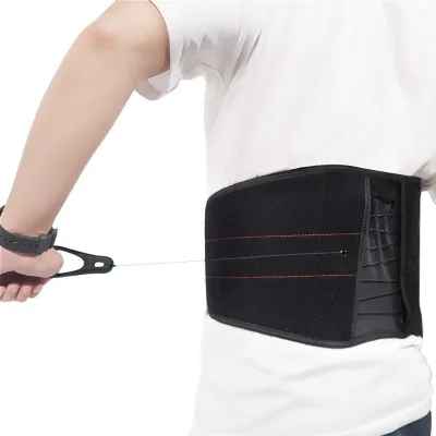 Adjustable One Size Universal Lumbar Belt Support for Adults Waist Protection Against Back Pain Relief
