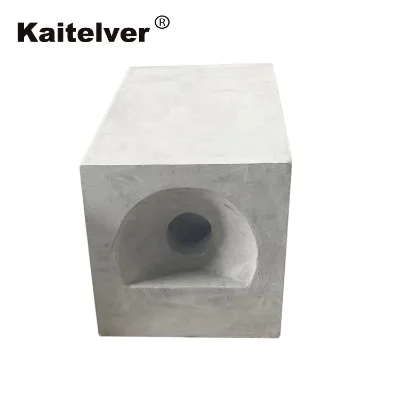 Customized Durable Cast Aluminum Furnace Mouth Nozzle Runner Brick & Tap Hole Blocks