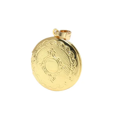 round shape pendant round shape pendant flower design jewelry findings for necklace