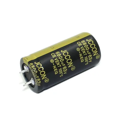 Original Safety Film Capacitor Snap-in Aluminum Electrolytic Capacitor 63v6800uf 25x50 Supercapacitor on Sale