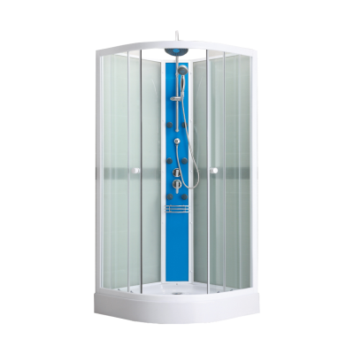 slimline 800mm quadrant shower room shower and shower door