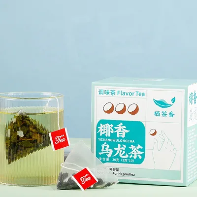 Coconut oolong tea, peach oolong tea, osmanthus grape, coconut Tieguanyin tea, flavored tea