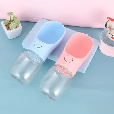 Modern Plastic Portable Water Cup for Pet Walking for Outdoor Water Replenishment for Dogs and Cats