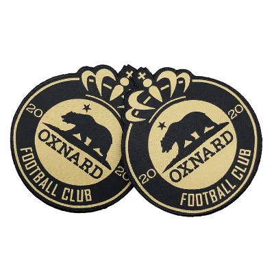 Custom Logo Patch Football Club Woven Patch Design Iron on Woven Patch Badge