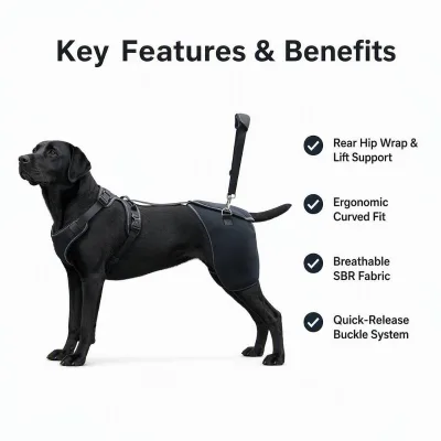 Factory Direct Dog Hip Brace Support - Wholesale Orthopedic Pet Rehabilitation Equipment - High Capacity Custom Supplier