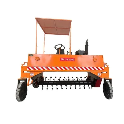 Organic Fertilizer Fermentation Self-Propelled Wheeled Turner Farm Compost Equipment High Productivity Compact 4-Year Warranty