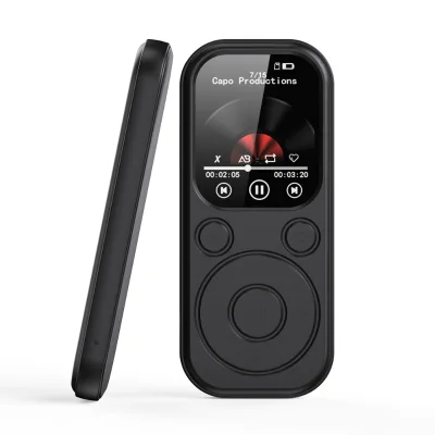 Ultra Thin MP3 Music Player Blue Tooth 5.4 MP3 Player With IPS Screen with FM,E-Book,Clock
