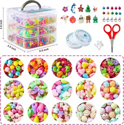 Mixed Colored Beads Pendant Jewelry Accessories Beads for Bracelets Charms Beads Jewelry Making