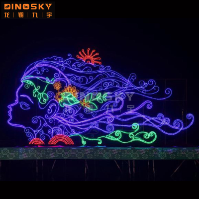 Festival Lanterns LED Chinese Traditional Lanterns Outdoor Decoration