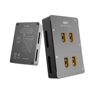 ISDT PC-4860 XT60 Safe RC Battery Charger 1-8S Lithium Charger Safe Parallel Charge Board Balance Charging Drones Accessories
