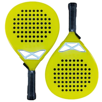 Carbon Fiber Material EVA Inner Core Matte Grit 38mm Thickness Plate Tennis Paddle Racket Customized