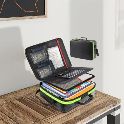 Custom Logo Fireproof Filing Bag for Documents Premium Document Storage Solution