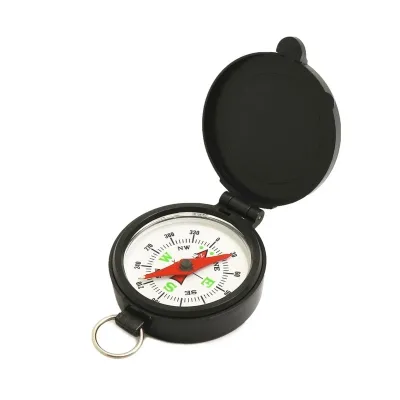 Portable Mini Plastic Compass Children Learning Aids Outdoor Camping Hiking Pocket North Navigation Survival Compass