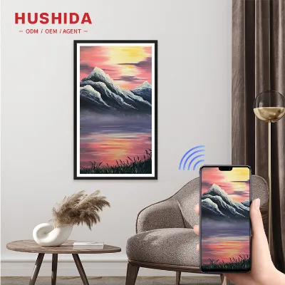 Best 21.5 32 43 55 Inch English Pictures Digital Photo Frame Digital Frame Manufacturers
