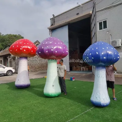 Giant Inflatable Mushroom Light Christmas Decoration Inflatable Mushroom With Led